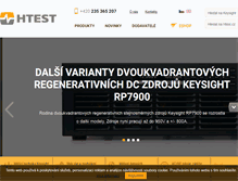 Tablet Screenshot of htest.cz